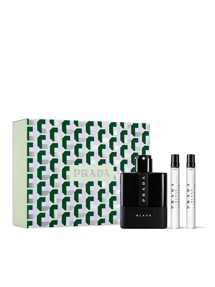 Prada Luna Rossa Black Eau de Parfum 50ml Gift Set - Image 1 of 5 Prada Luna Rossa Black Eau de Parfum 50ml Gift Set - Image 1 of 5