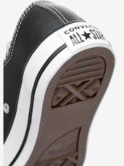 Converse Black Leather Ox Trainers - Image 14 of 15