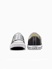 Converse Black Leather Ox Trainers - Image 9 of 15
