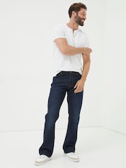 FatFace Navy Blue Bootcut Jeans - Image 1 of 5