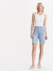 Levi's® Bubble Burst Ribcage Bermuda 100% Cotton Shorts - Image 1 of 14
