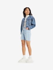 Levi's® Bubble Burst Ribcage Bermuda 100% Cotton Shorts - Image 10 of 14