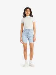 Levi's® Bubble Burst Ribcage Bermuda 100% Cotton Shorts - Image 3 of 14