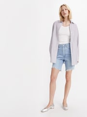 Levi's® Bubble Burst Ribcage Bermuda 100% Cotton Shorts - Image 9 of 14