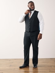 Black Regular Fit Waistcoat - Image 2 of 6