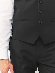 Black - Regular Fit Waistcoat - Image 7 of 10
