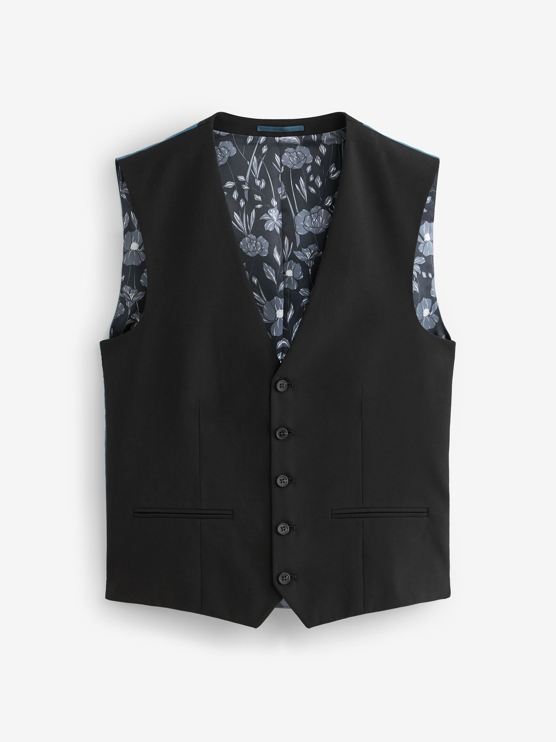 WOOL GABARDINE 7 BUTTONS VEST(S Black): Yohji Yamamoto POUR