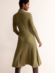 Boden Green Tessa Knitted Dress - Image 3 of 7