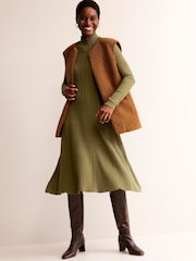 Boden Green Tessa Knitted Dress - Image 4 of 7