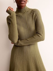 Boden Green Tessa Knitted Dress - Image 5 of 7