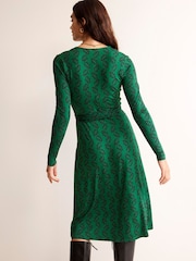 Boden Green Nina Jersey Midi Dress - Image 2 of 5