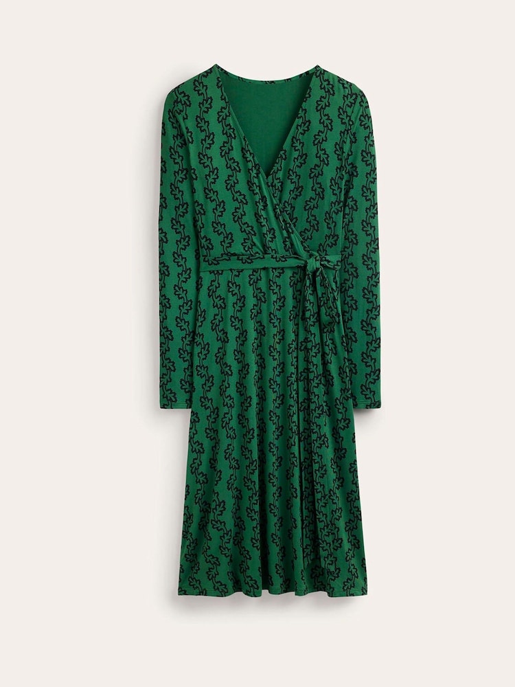 Boden Green Nina Jersey Midi Dress - Image 5 of 5