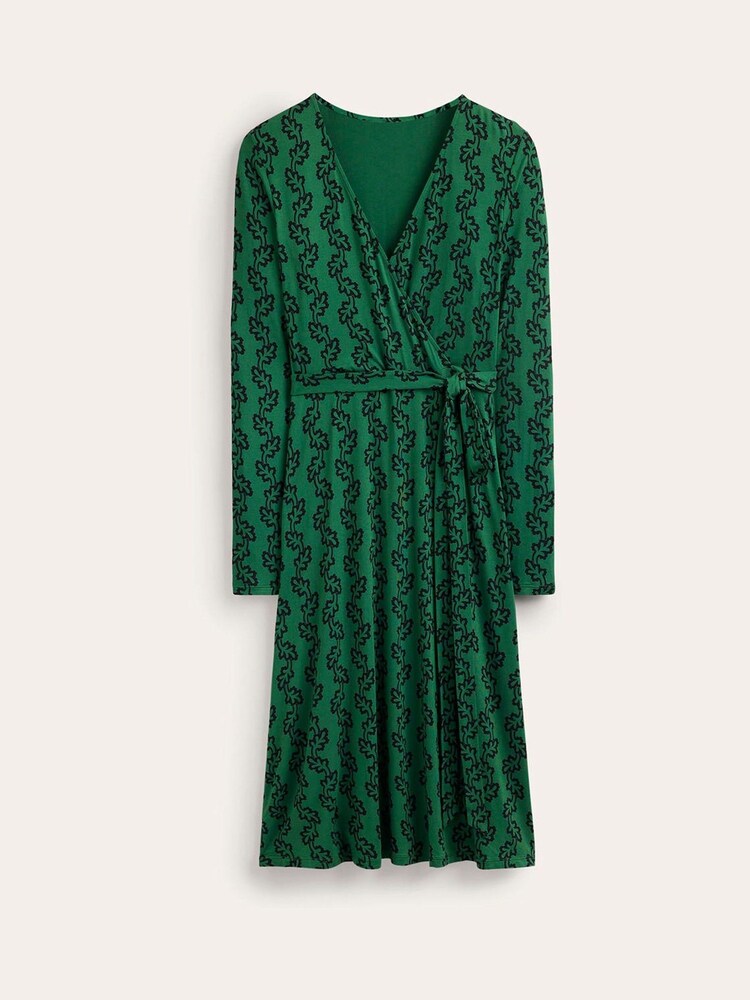 Boden Green Nina Jersey Midi Dress - Image 5 of 5 Boden Green Nina Jersey Midi Dress - Image 5 of 5