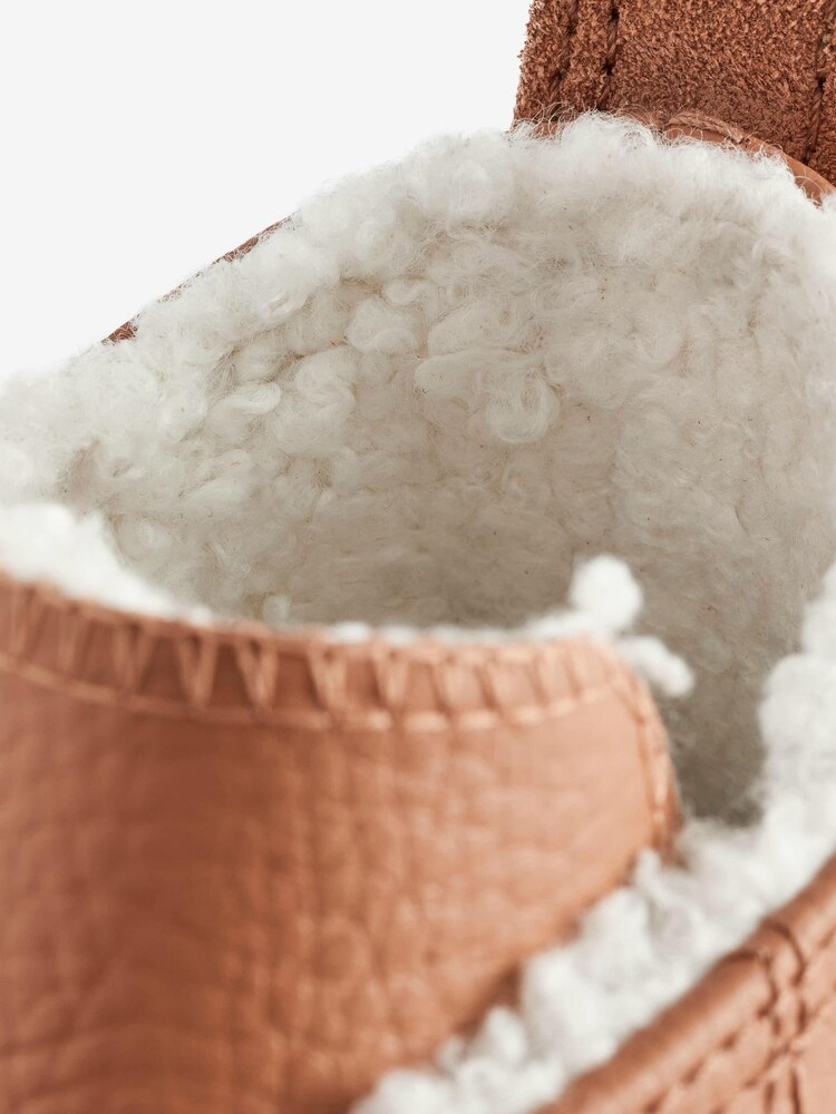 Converse Sand Fleece Lined All Star High Top Trainers - Image 10 of 10