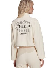 Кремовая толстовка с короткой молнией adidas Originals Vintage Sports - Image 2 of 7