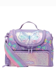 Smiggle Purple Flutter Double Decker Lunchbox With Strap - Image 1 of 2