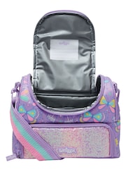 Smiggle Purple Flutter Double Decker Lunchbox With Strap - Image 2 of 2