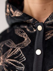 B by Ted Baker Foil Print Black Onesie - Image 4 of 8