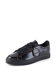 Kickers Black Patent Tovni Lacer Leather Shoes - Image 3 of 7