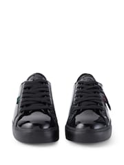 Kickers Black Patent Tovni Lacer Leather Shoes - Image 4 of 7