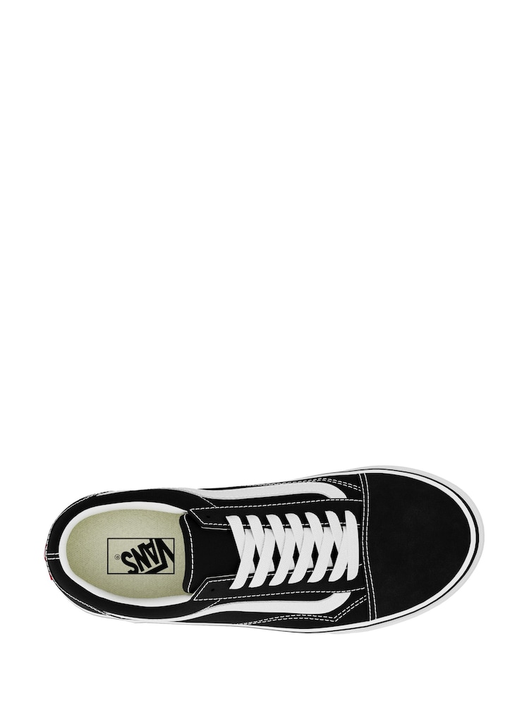 Czarny - Vans Mens Old Skool Trainers - Image 4 of 6