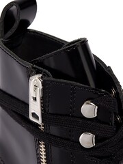 AllSaints Black Donita Ankle Calf Boots - Image 2 of 2