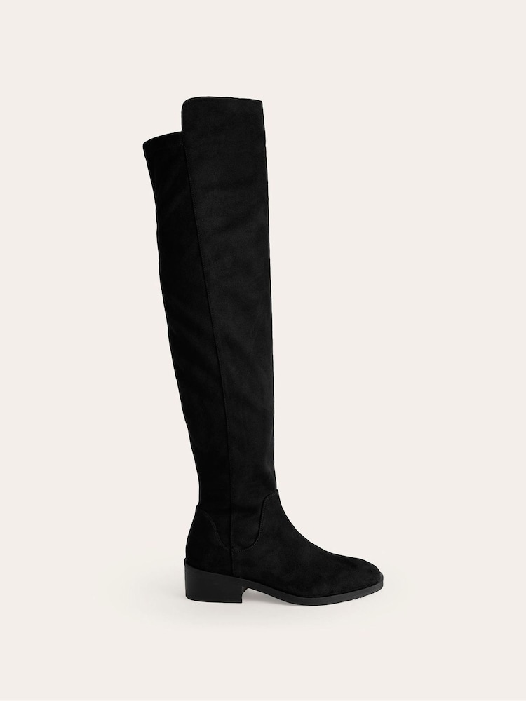 Boden Black Over-The-Knee Stretch Boots - Image 1 of 4