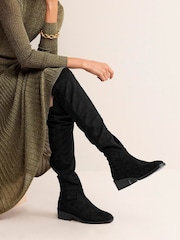 Boden Black Over-The-Knee Stretch Boots - Image 4 of 4
