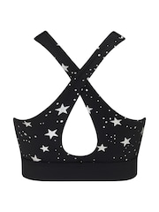 Pour Moi Black Energy Star Foil Crop Top - Image 4 of 4