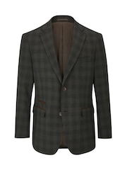 Skopes Grey Leone Check Tailored Fit Suit Jacket - Image 5 of 6