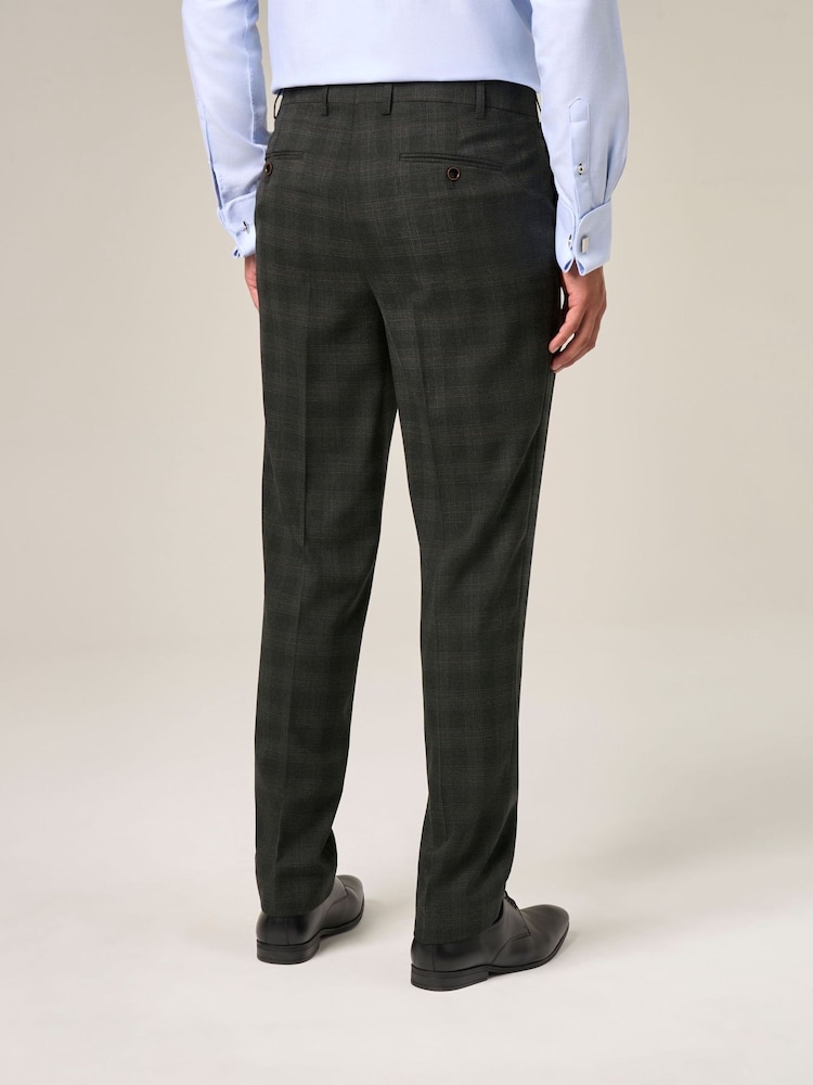 Skopes Grey Leone Tailored Fit Suit Trousers - Image 2 of 4 Skopes Grey Leone Tailored Fit Suit Trousers - Image 2 of 4