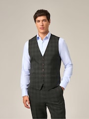 Skopes Grey Leone Check Suit Waistcoat - Image 1 of 5