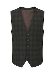 Skopes Grey Leone Check Suit Waistcoat - Image 4 of 5