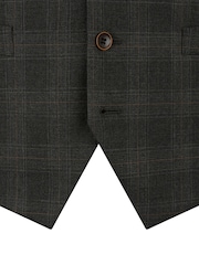 Skopes Grey Leone Check Suit Waistcoat - Image 5 of 5