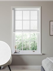 White Surfry Made to Measure Roller Blind - Image 1 of 6