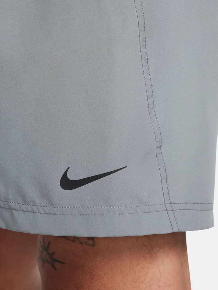 Nike Grey Dri-FIT Form 7 inch Unlined Training Shorts - Image 11 of 11