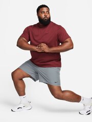 Nike Grey Dri-FIT Form 7 inch Unlined Training Shorts - Image 16 of 30