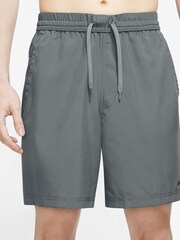 Nike Grey Dri-FIT Form 7 inch Unlined Training Shorts - Image 27 of 30