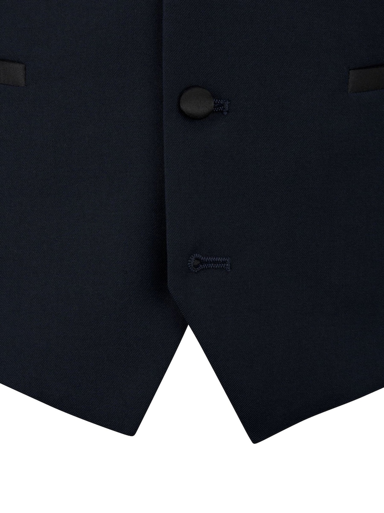 Azul - Chaleco de traje Skopes Sinatra con escote redondo - Imagen 4 de 4