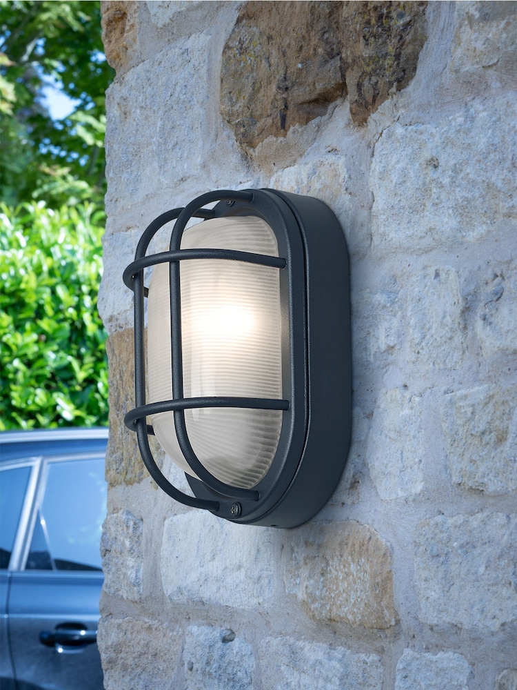 Dar Lighting Black Salcombe Outdoor Wall Light - Image 1 of 4