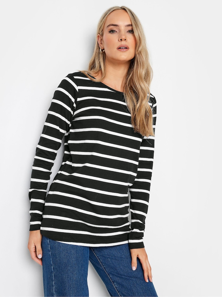 Long Tall Sally White 100% Cotton Crew Neck T-Shirts 2 Pack - Image 1 of 4