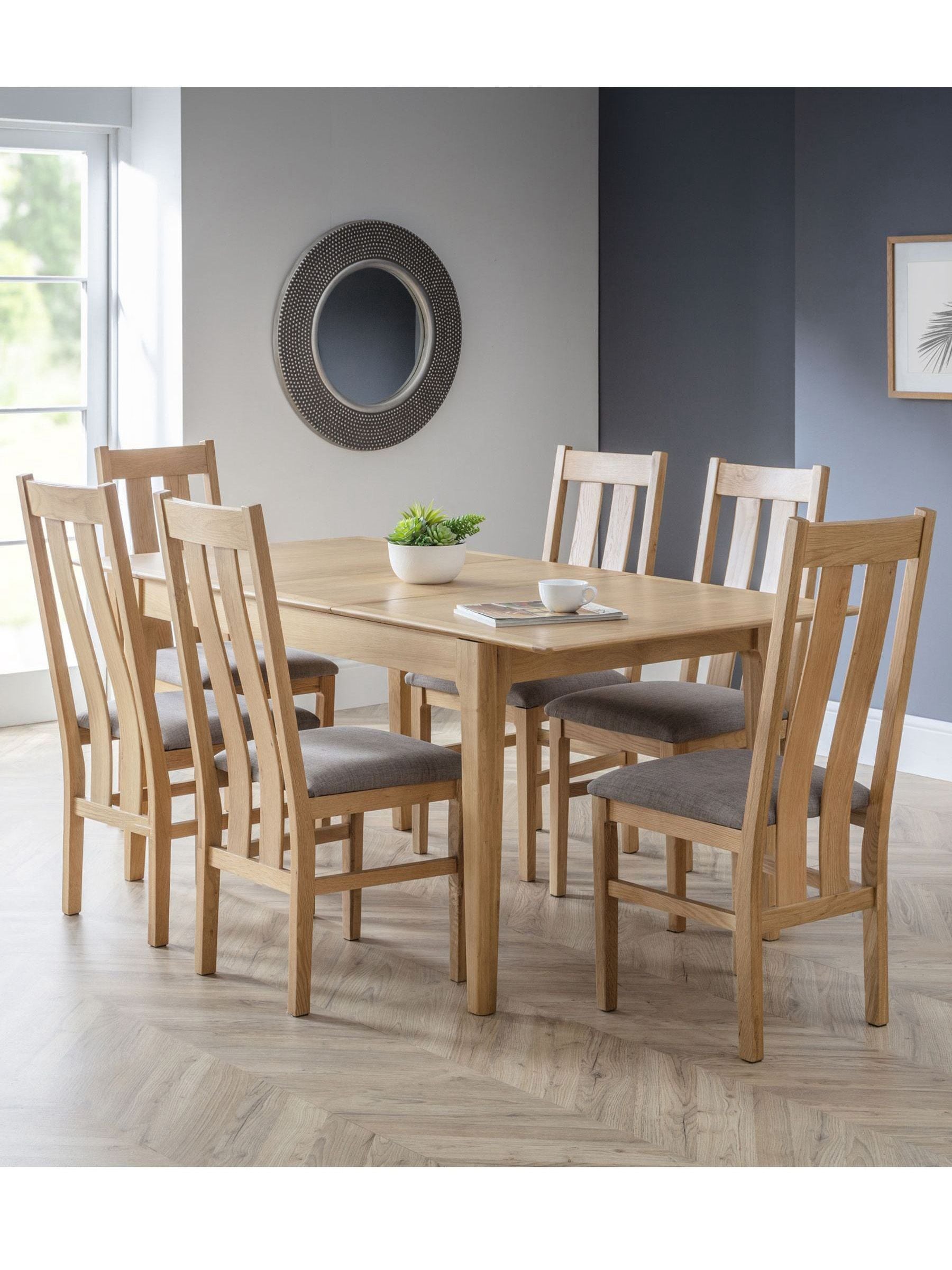 Julian Bowen Kingham Extending Dining Table - Brown - Image 8