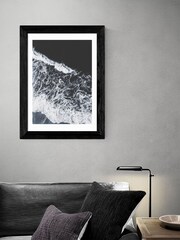 East End Prints Black Sea Lace Print - Image 3 of 4