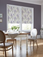 Laura Ashley Lavender Stocks Made to Measure Roman 100% Cotton Blinds - Image 5 of 6