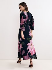 Phase Eight Blue Betty Floral Maxi Dress - Image 2 of 7