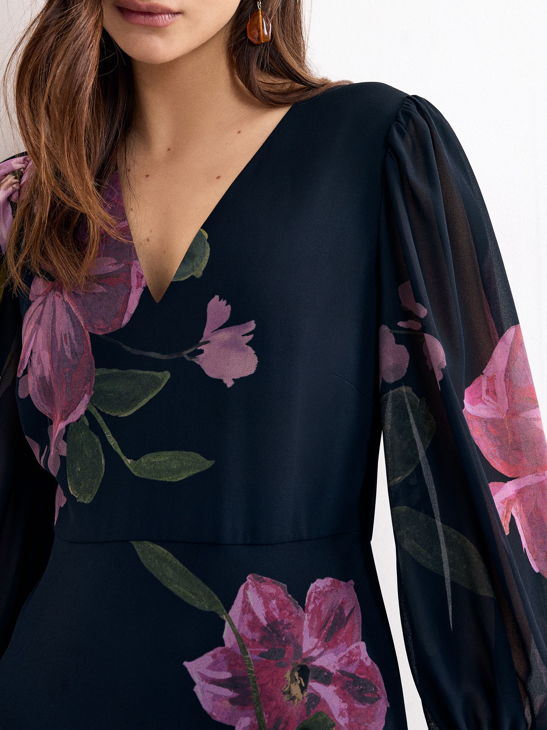 Buy Phase Eight Blue Betty Floral Maxi Dress from Next USA