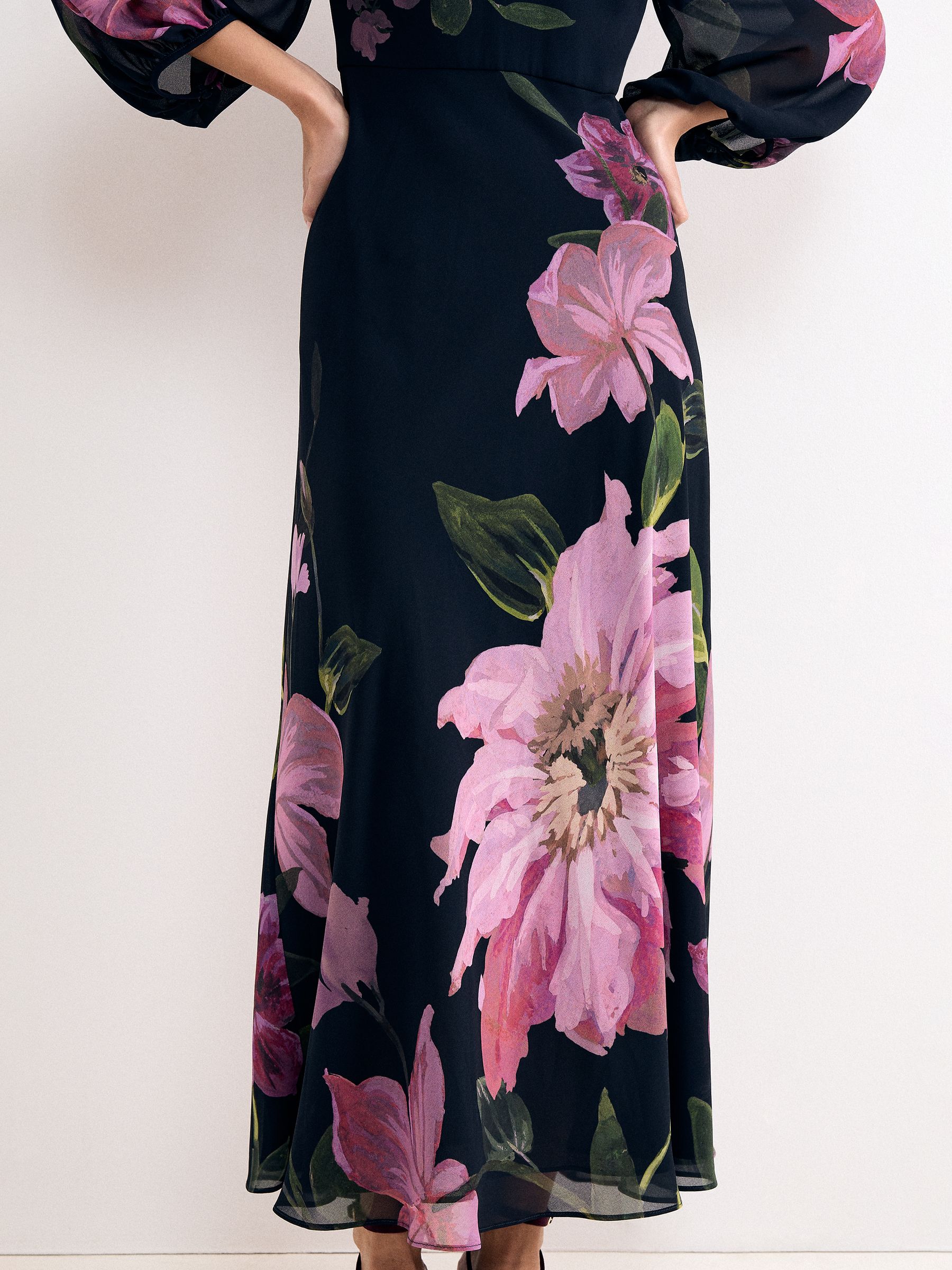 Buy Phase Eight Blue Betty Floral Maxi Dress from Next USA