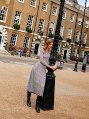 Boden Light Purple Lucy Jersey Midi Dress - Image 1 of 6