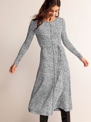 Boden Light Purple Lucy Jersey Midi Dress - Image 3 of 6