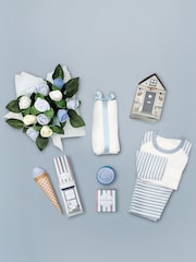Babyblooms Blue Frankie Bear's New Baby Gift Basket - Image 3 of 10
